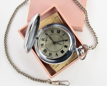 TIME CAPSULE: Molnija pocket watch with grouse bird, New Old Stock (NOS)!