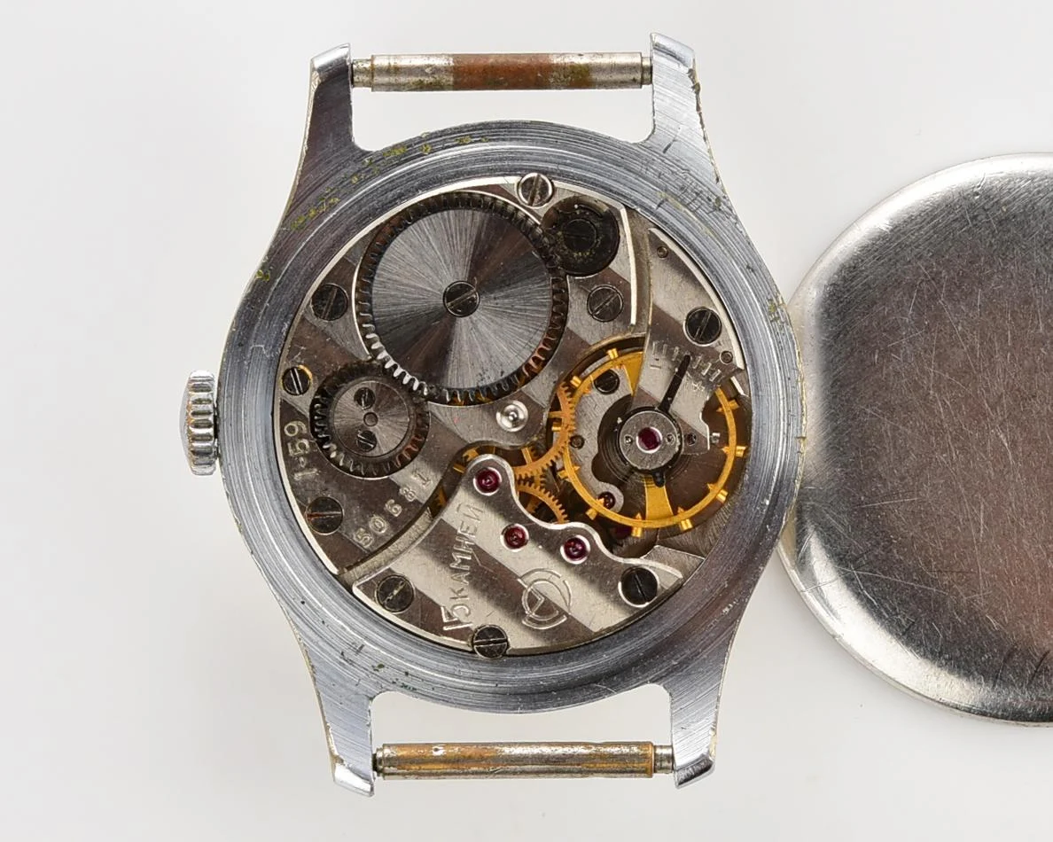 Vintage Soviet mechanical Pobeda wrist watch