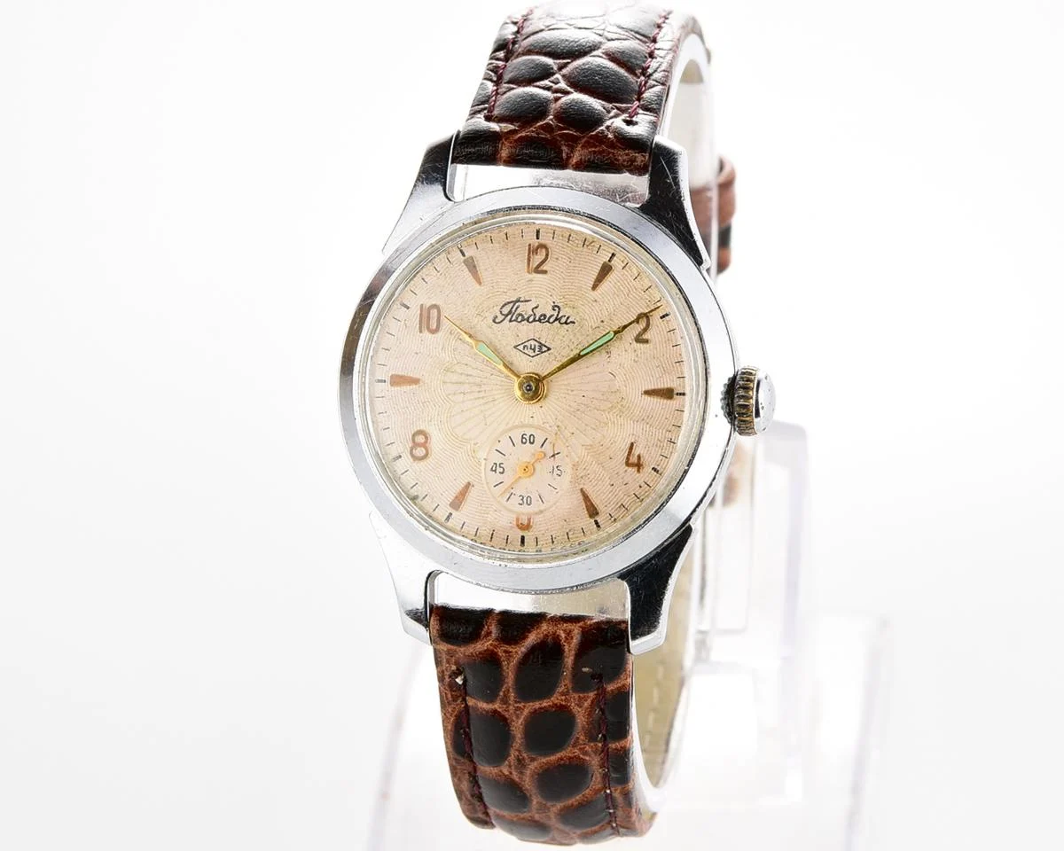 Vintage Soviet mechanical watch Pobeda