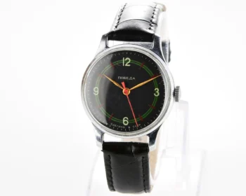 Excellent condition vintage Pobeda watch with central seconds hand