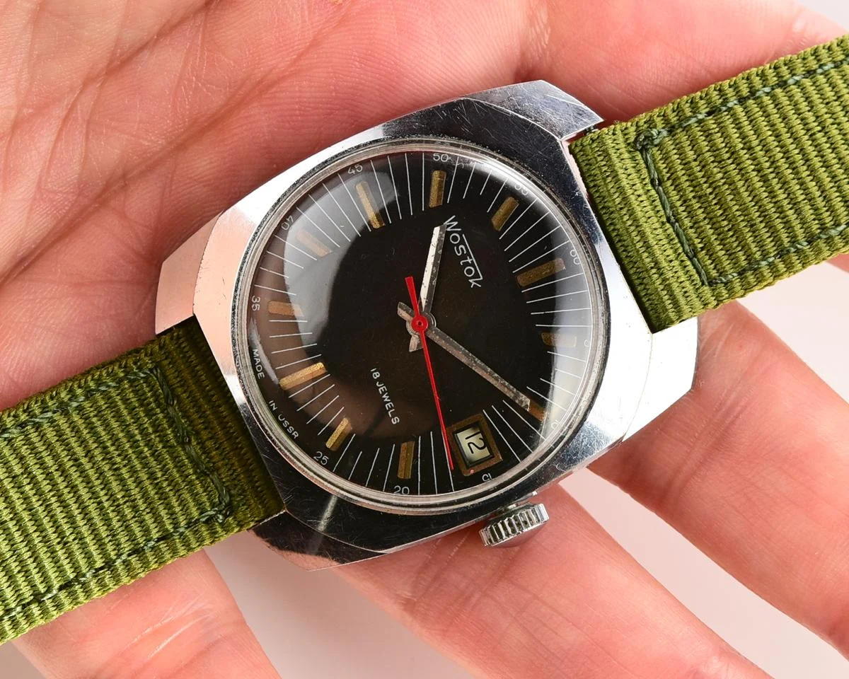 Large Wostok (Vostok) mechanical wrist watch