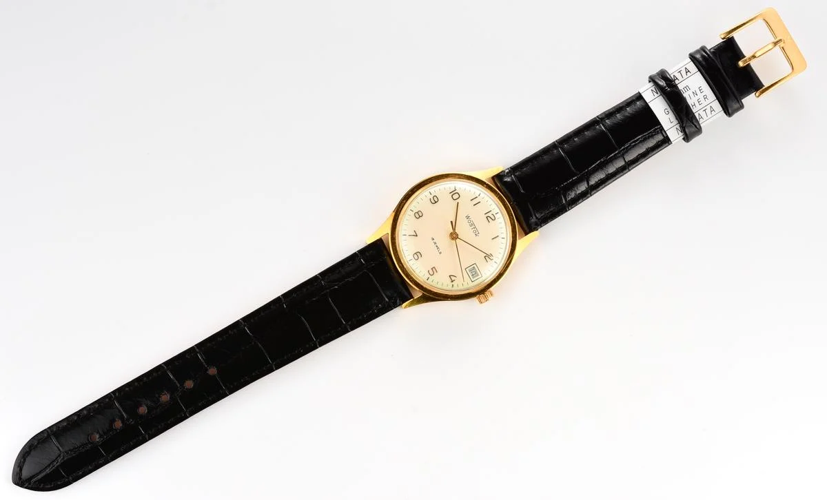 Excellent condition Wostok (Vostok) mechanical gold-plated wrist watch