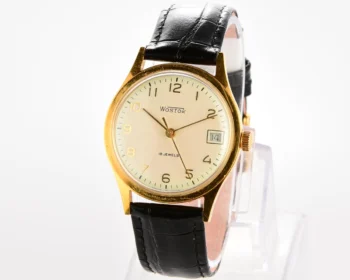 Excellent condition Wostok (Vostok) mechanical gold-plated wrist watch
