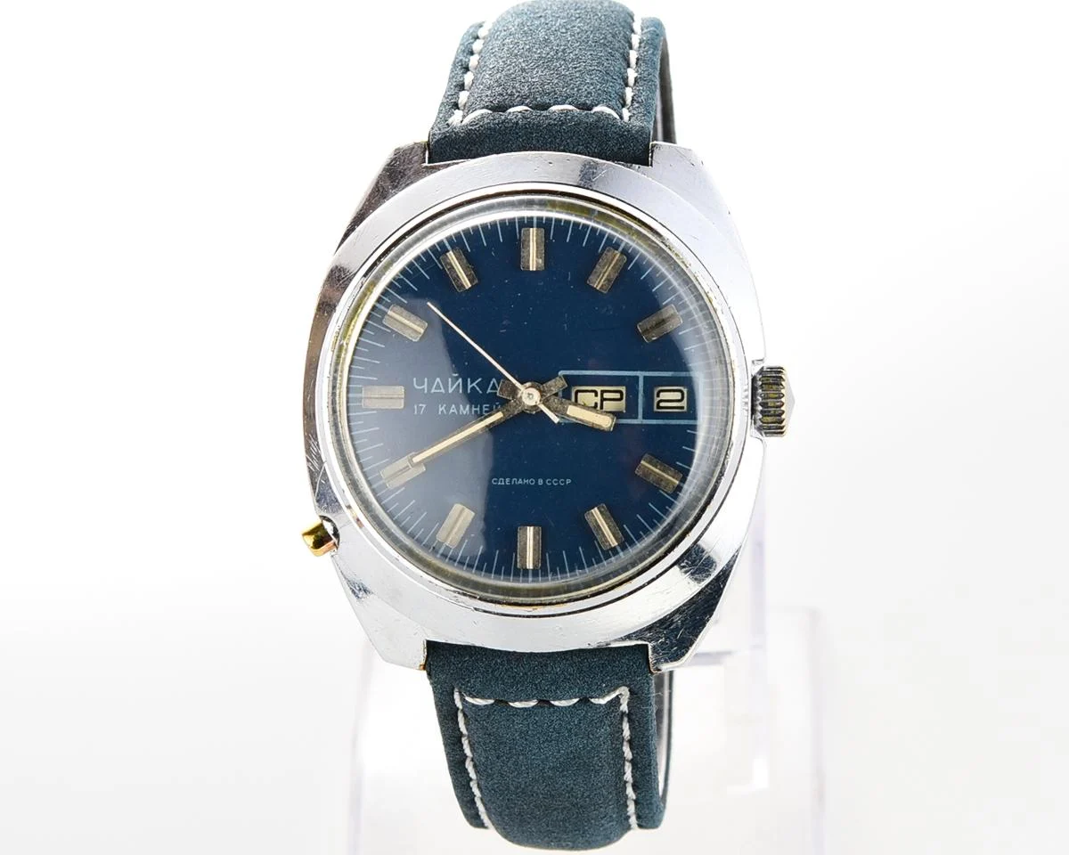 Chaika Soviet mechanical wristwatch