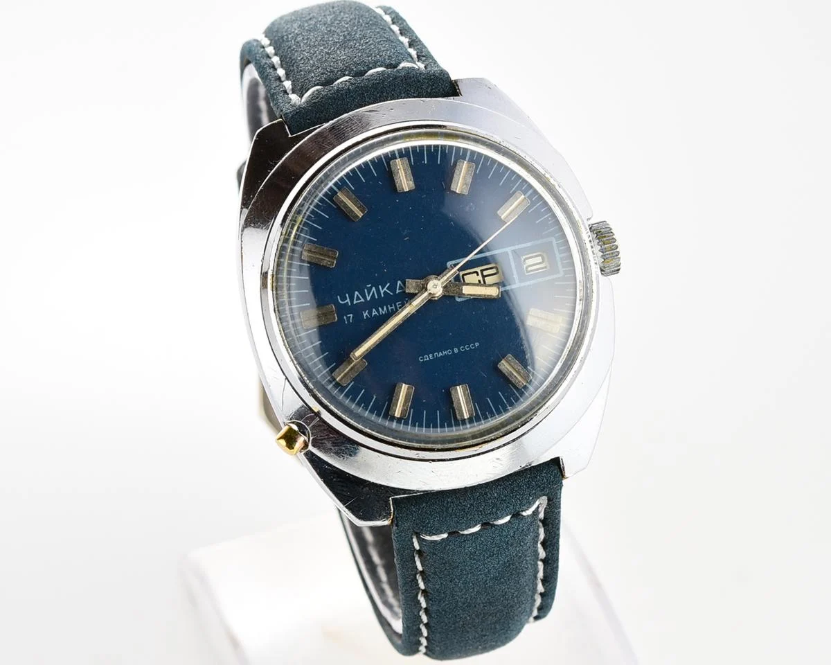 Chaika Soviet mechanical wristwatch