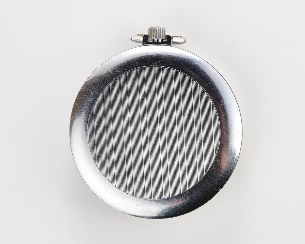 Molnija open face vintage Soviet pocket watch