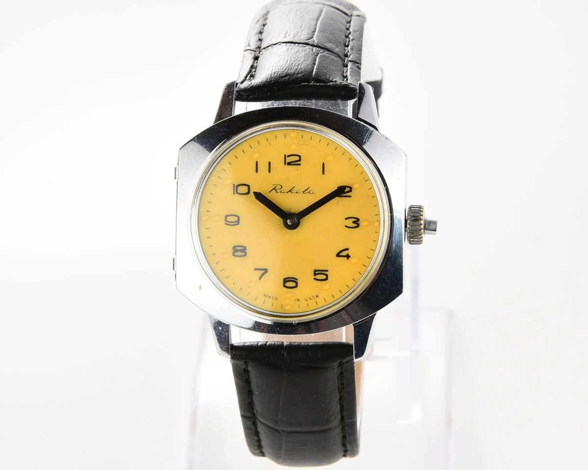 Raketa with Braille dial (for visually impaired)