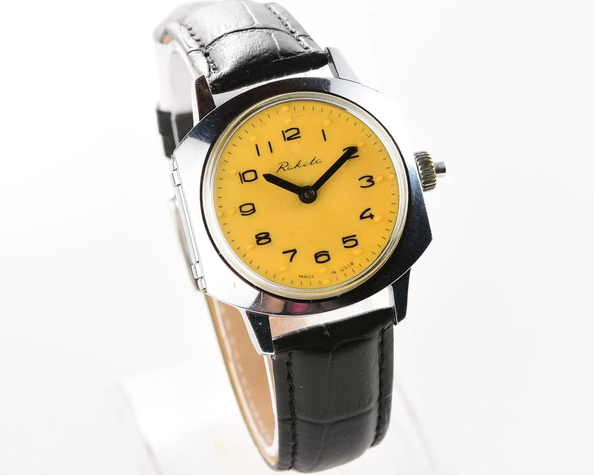 Raketa with Braille dial (for visually impaired)