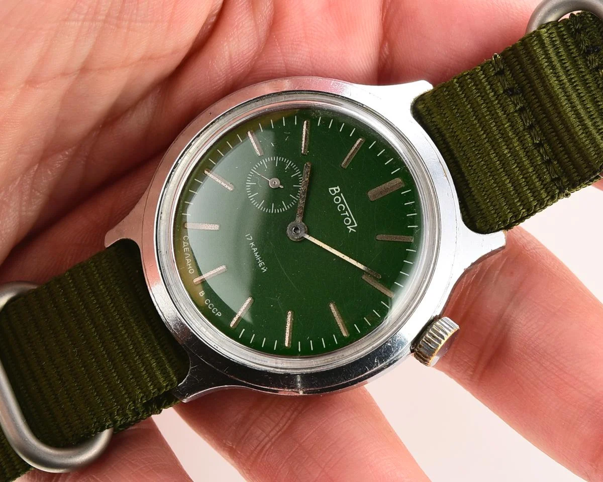 Vintage Soviet Vostok mechanical watch