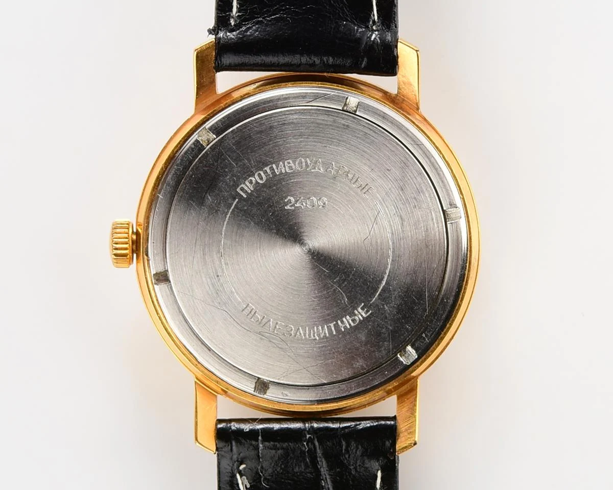 Excellent condition Wostok (Vostok) mechanical gold-plated wrist watch