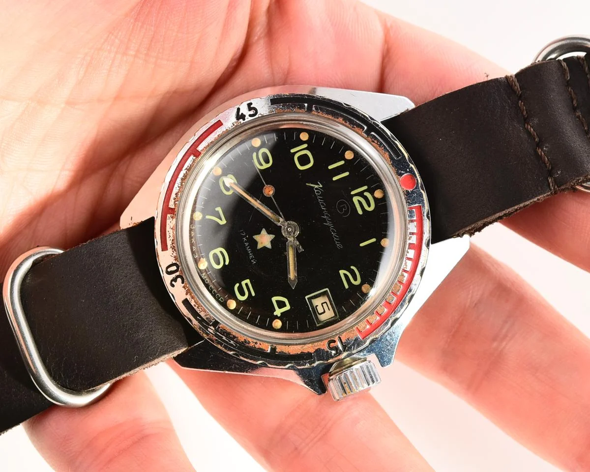 Soviet Vostok Komandirskie limited series watch - "Zakaz MO CCCP"!