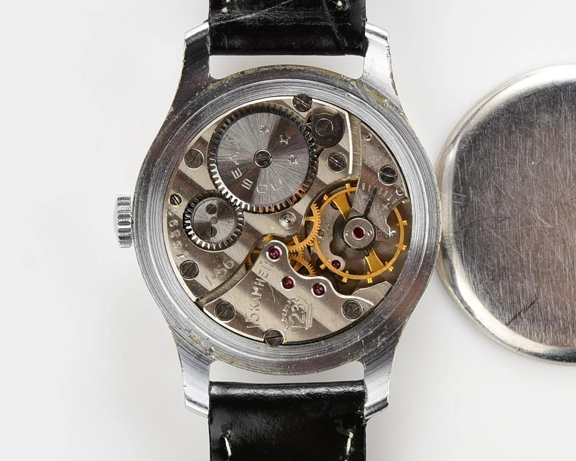 Vintage Soviet mechanical Pobeda wrist watch