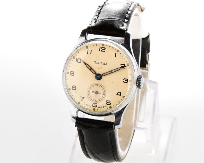 Vintage soviet mechanical POBEDA wrist watch