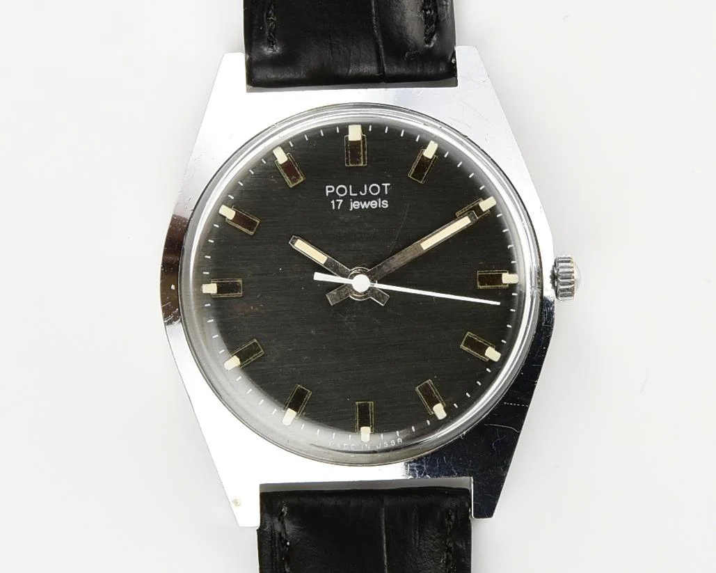 Soviet Poljot vintage mechanical wristwatch