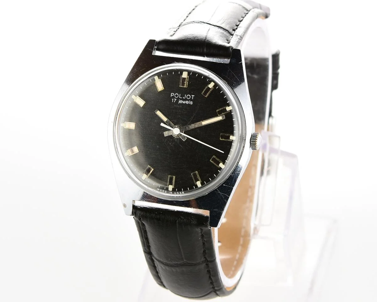 Soviet Poljot vintage mechanical wristwatch