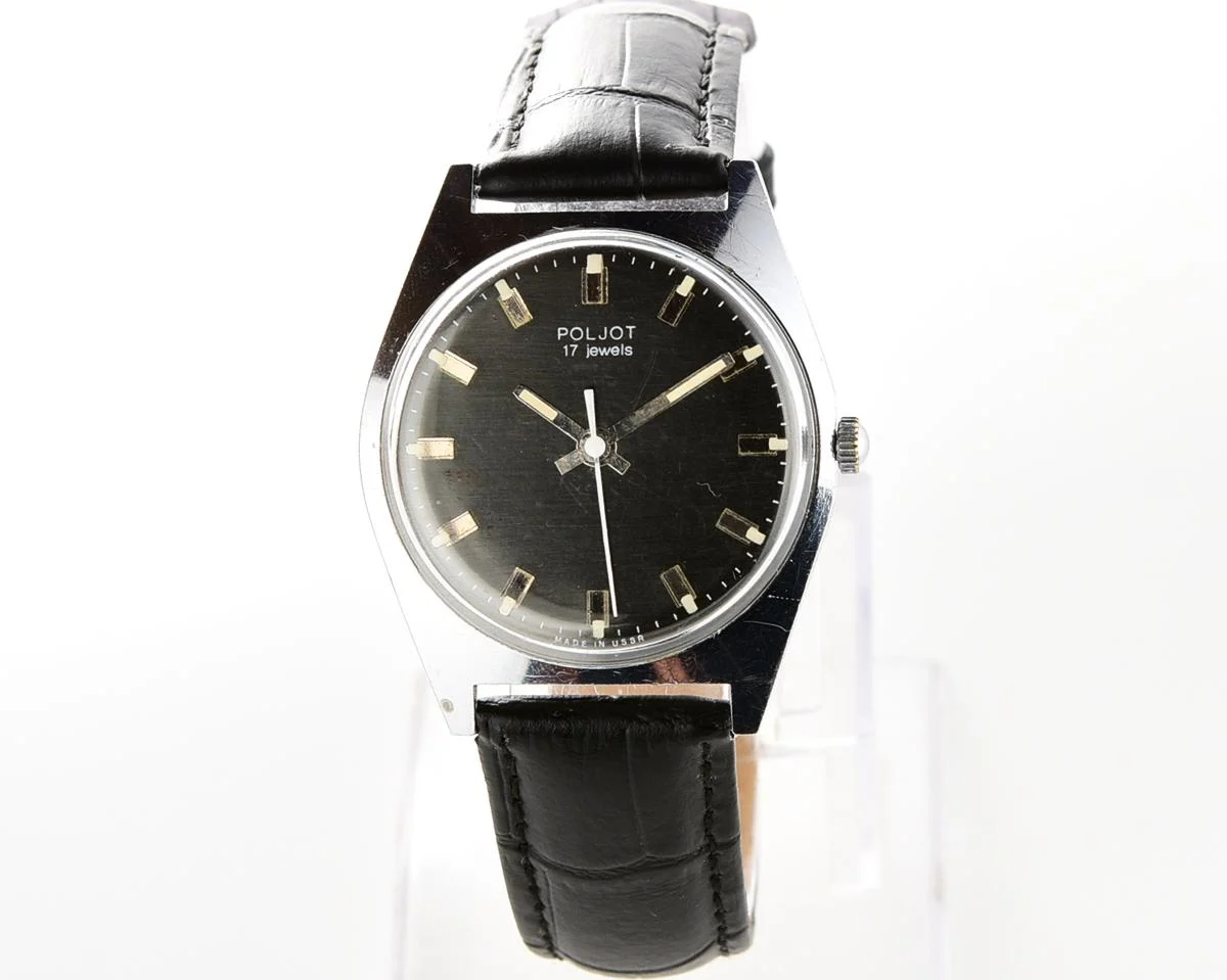 Soviet Poljot vintage mechanical wristwatch