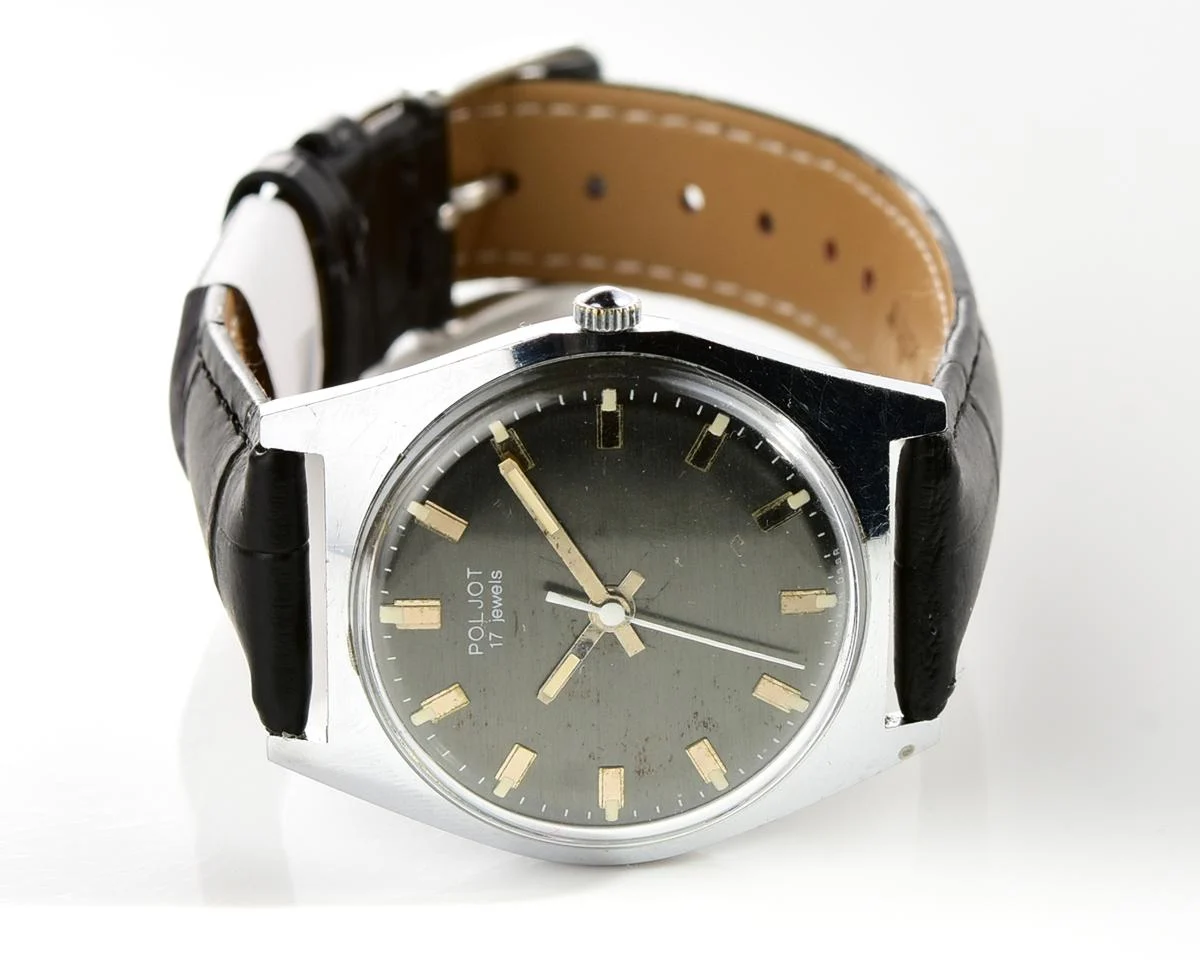 Soviet Poljot vintage mechanical wristwatch