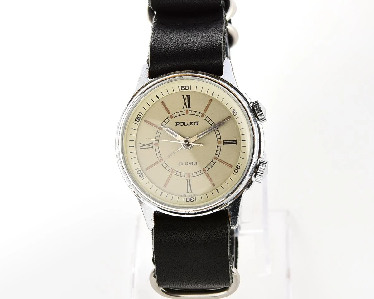 Poljot mechanical watch with alarm clock!