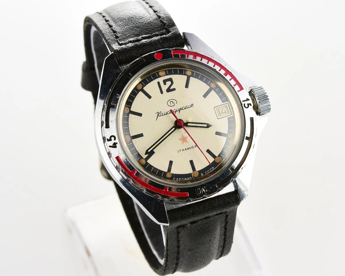 Komandirskie mechanical wrist watch