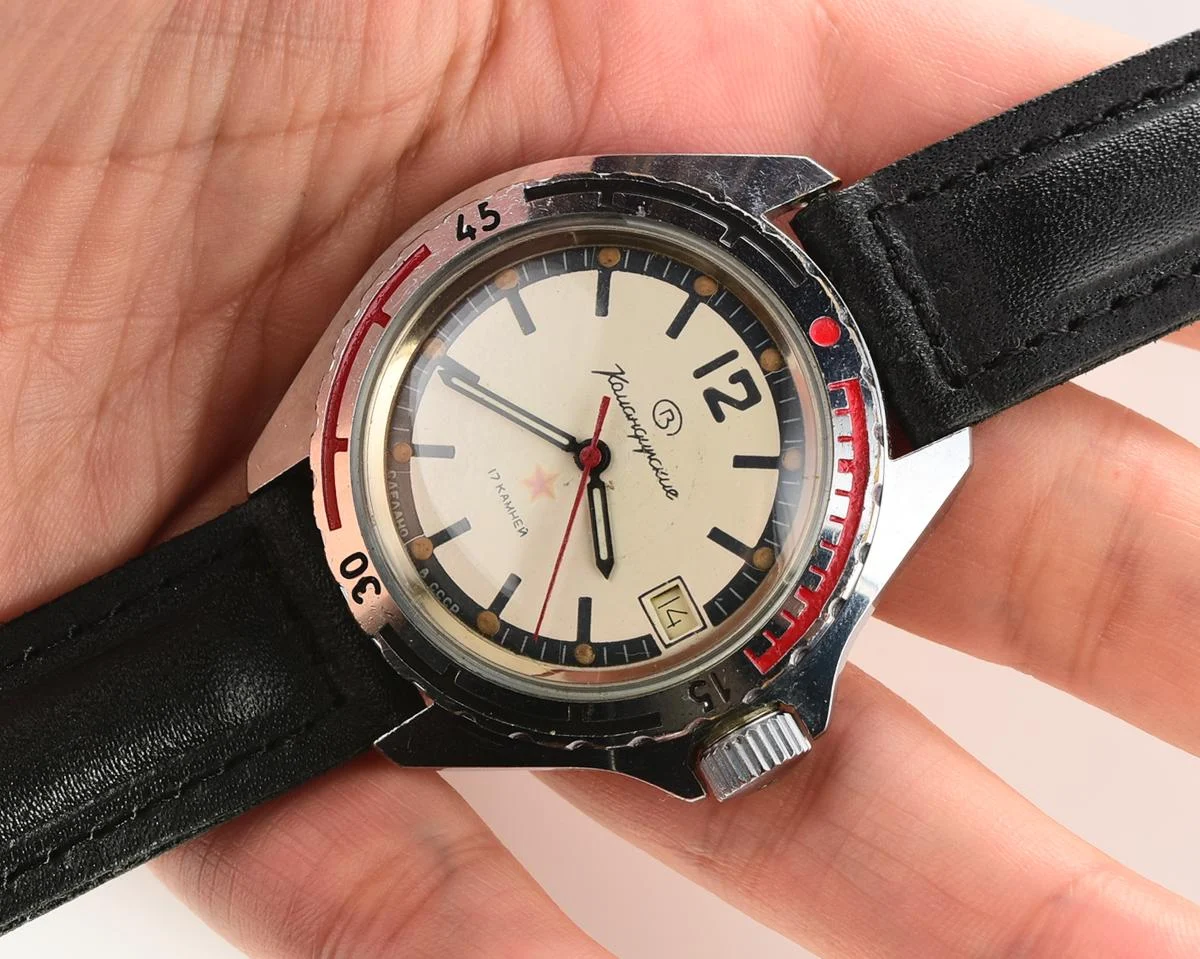 Komandirskie mechanical wrist watch