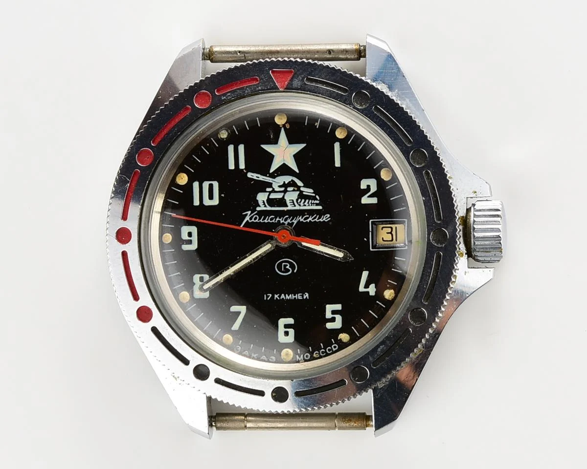 Vostok Komandirskie Tank mechanical watch limited series – “Zakaz MO CCCP”