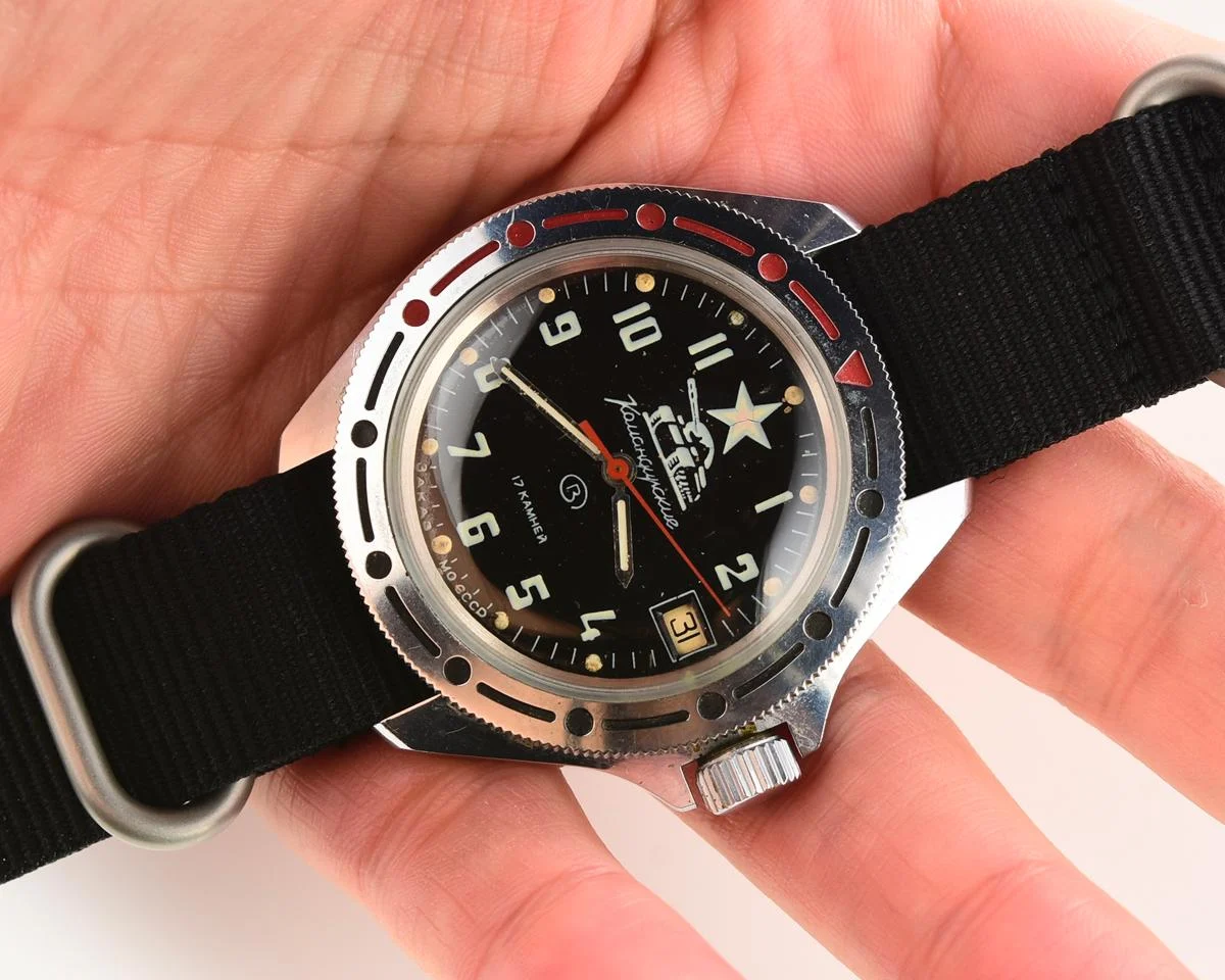 Vostok Komandirskie Tank mechanical watch limited series – “Zakaz MO CCCP”