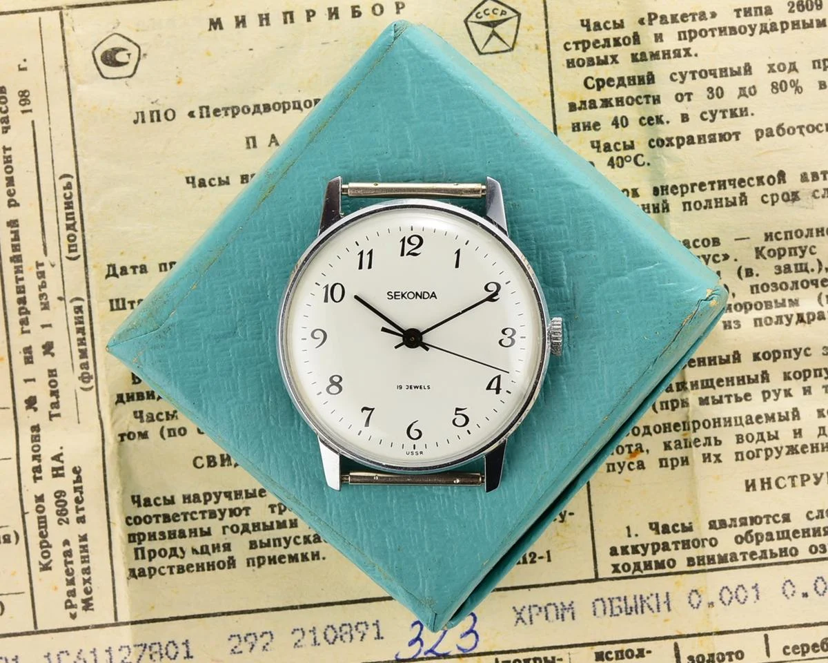 TIME CAPSULE: Vintage Soviet Sekonda watch, New Old Stock (NOS)!