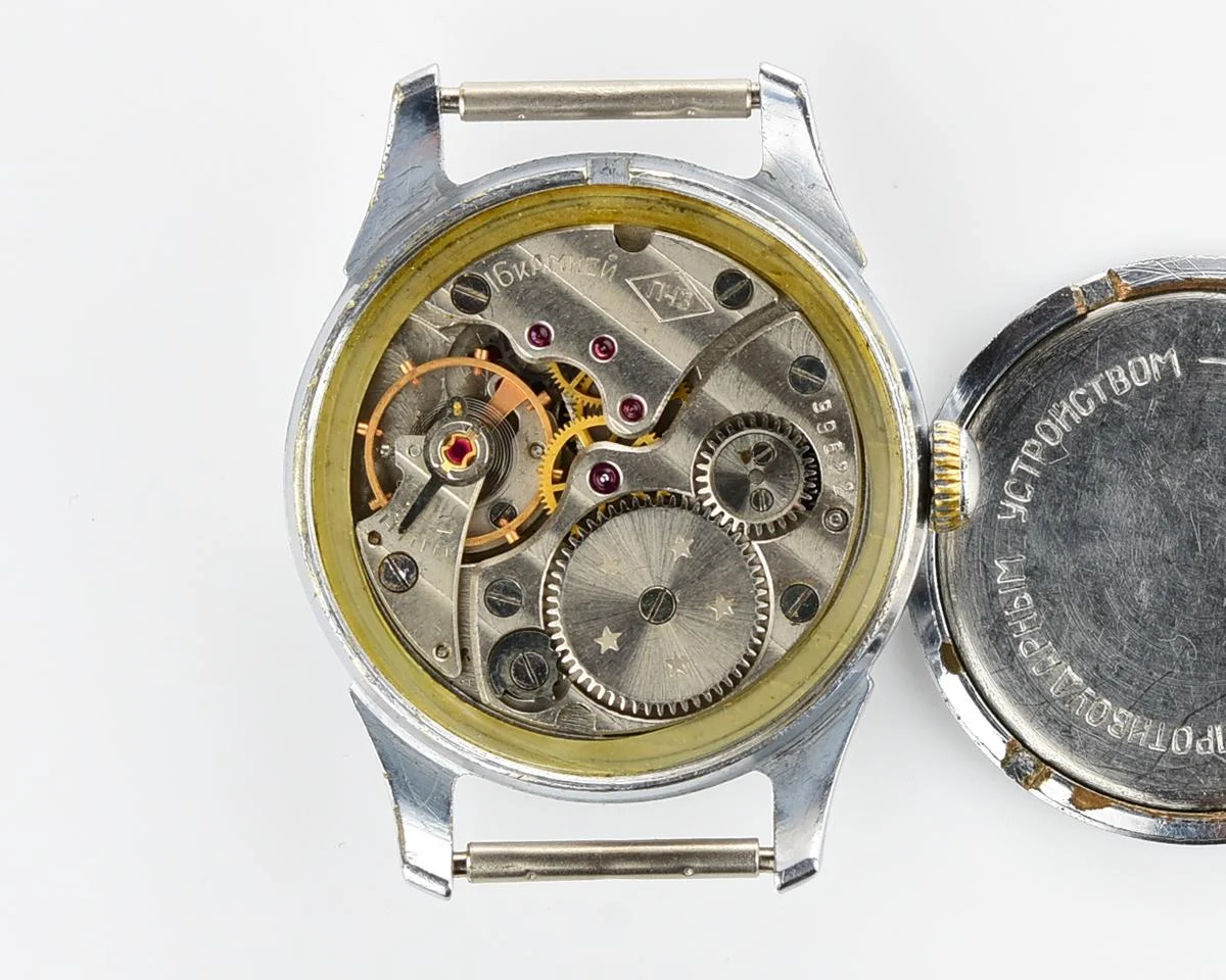 Vintage Soviet mechanical Pobeda wrist watch