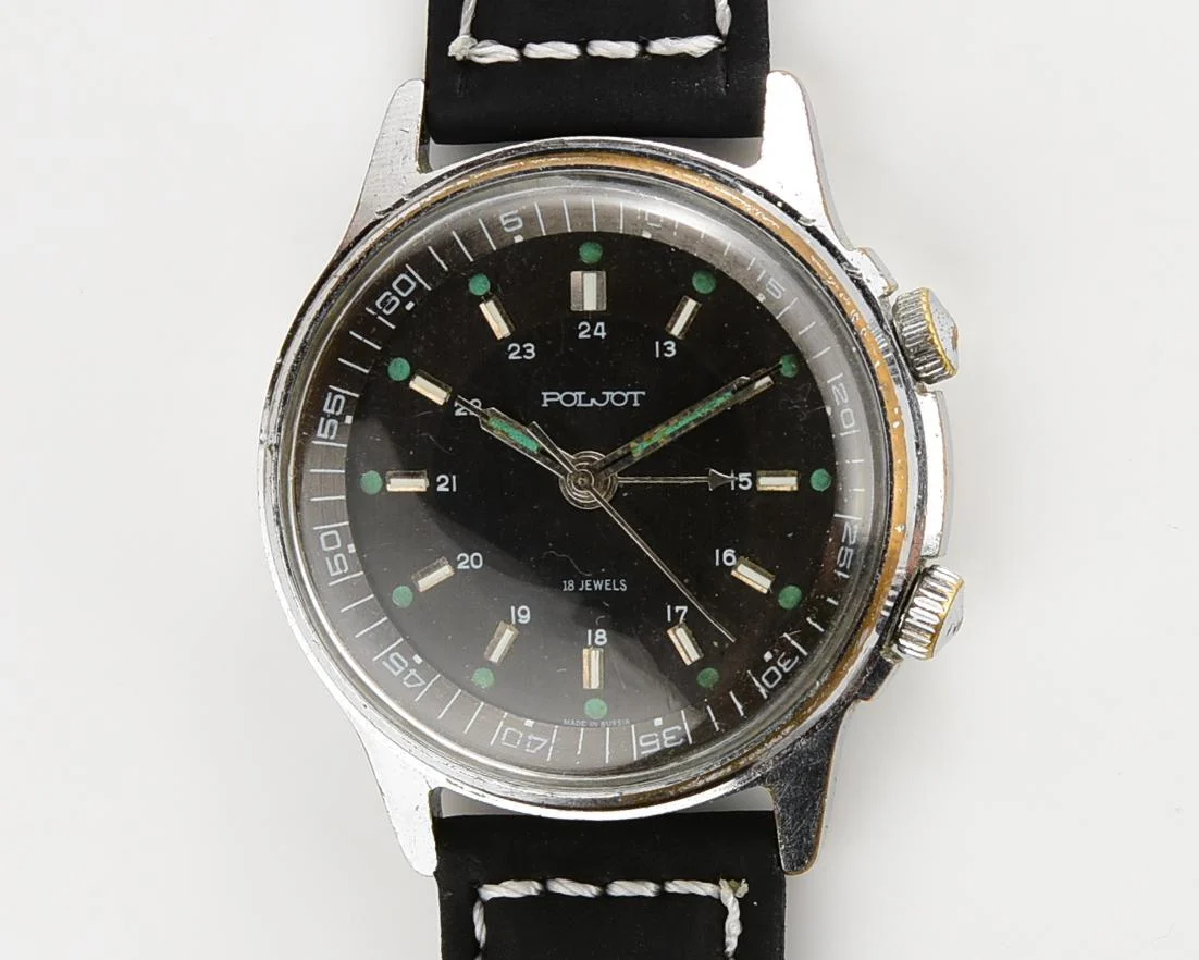 Poljot mechanical watch with alarm clock!