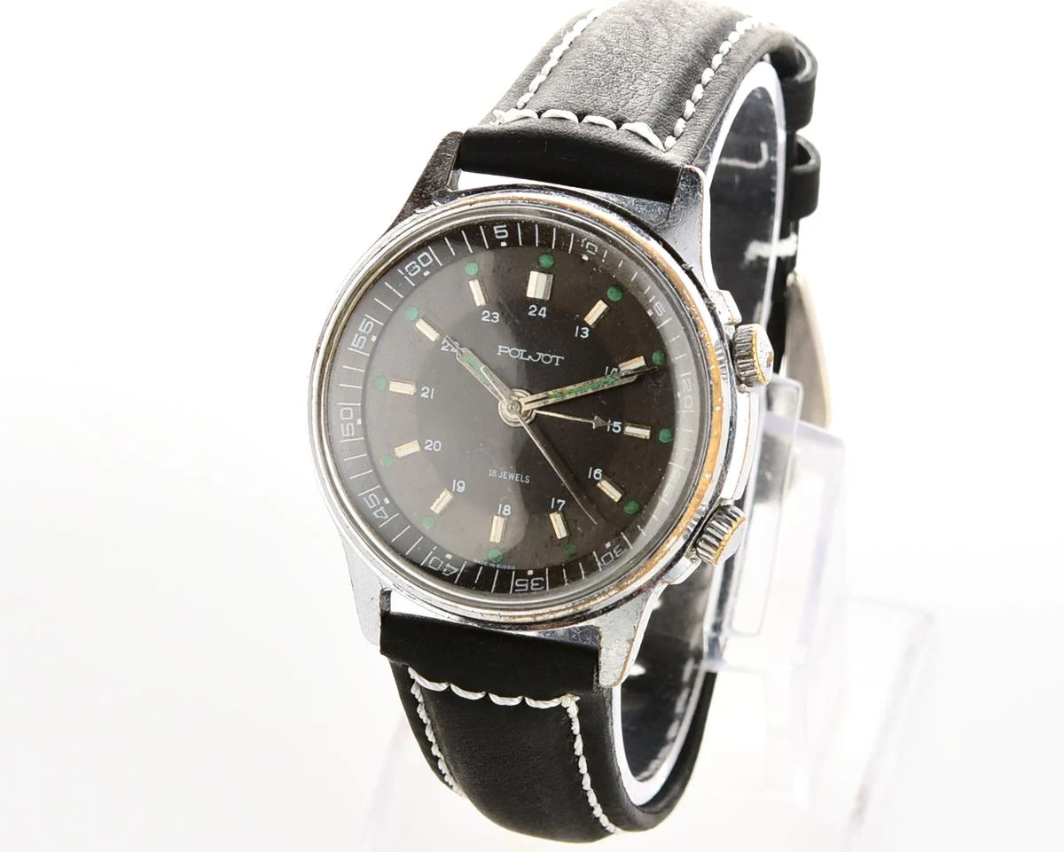 Poljot mechanical watch with alarm clock!