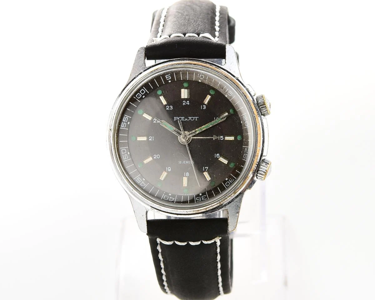 Poljot mechanical watch with alarm clock!