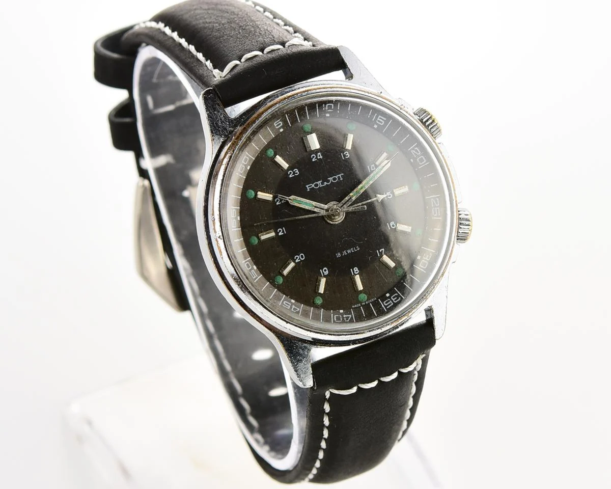 Poljot mechanical watch with alarm clock!