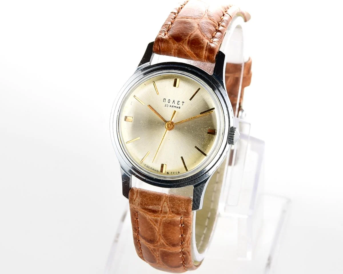 Vintage Soviet Poljot mechanical watch