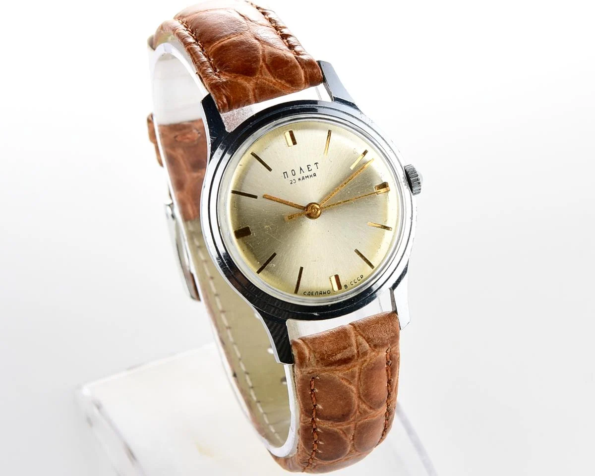 Vintage Soviet Poljot mechanical watch