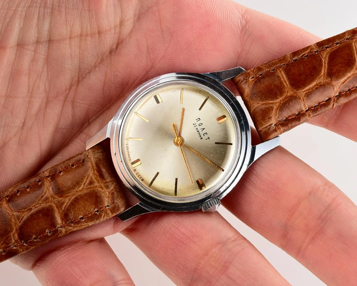 Vintage Soviet Poljot mechanical watch