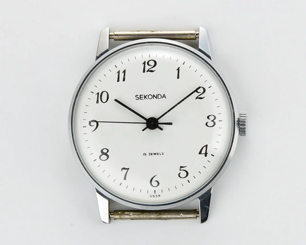TIME CAPSULE: Vintage Soviet Sekonda (export Raketa) wristwatch, New Old Stock (NOS)!