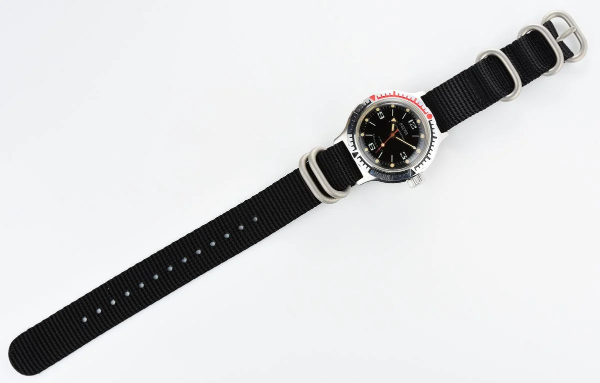 Soviet Vostok Amphibia mechanical wristwatch