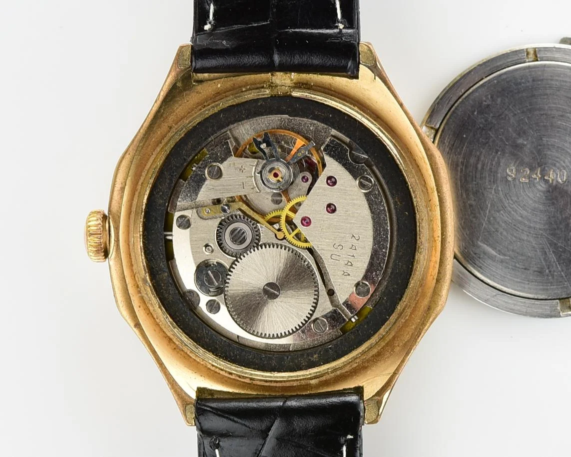 Soviet gold-plated Vostok Komandirskie mechanical watch - Zakaz MO CCCP!
