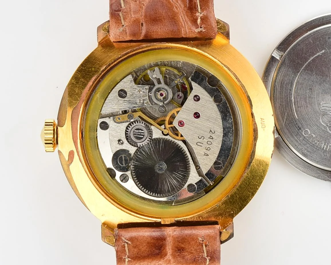 Olympic edition Moskwa 1980 Vostok gold-plated vintage Soviet watch