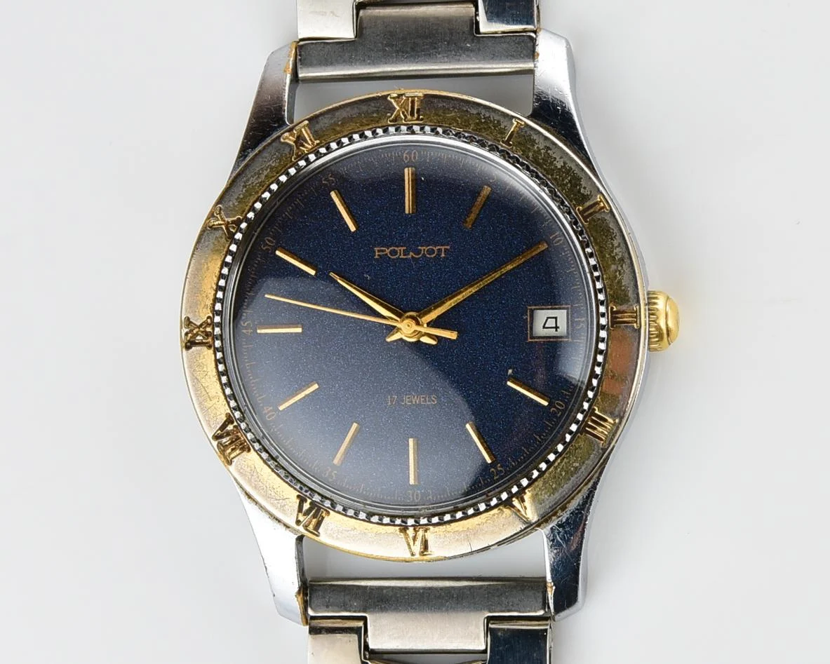 Soviet Poljot mechanical wrist watch