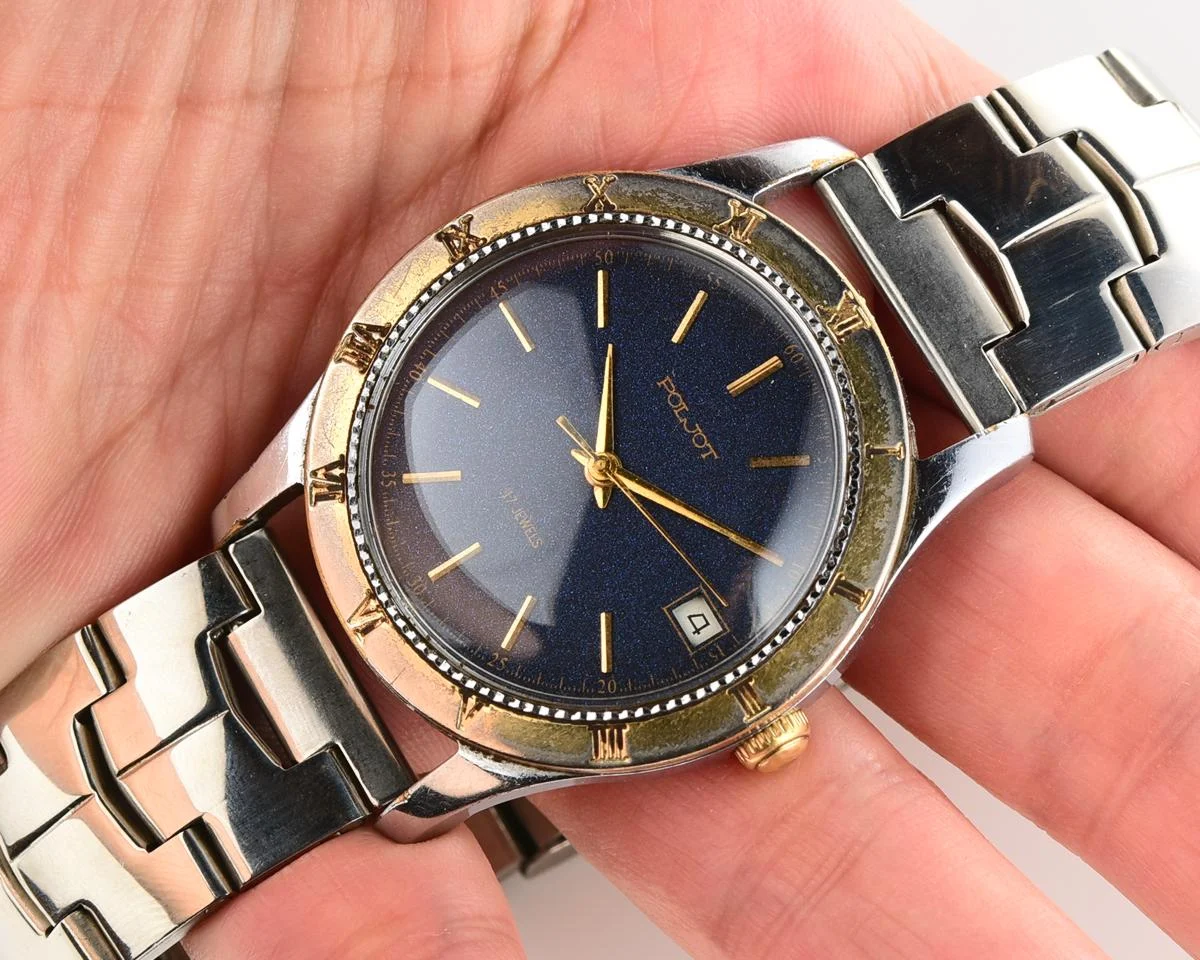 Soviet Poljot mechanical wrist watch