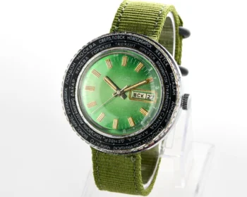 Vintage mechanical Raketa Goroda(Cities) world time watch