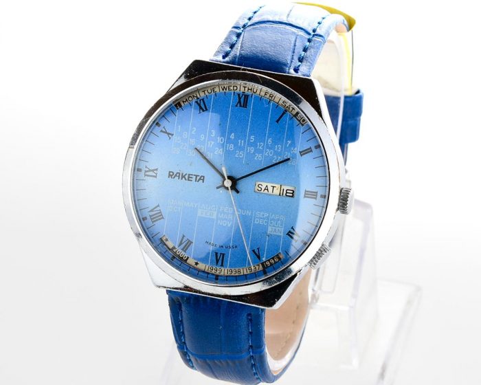 Soviet RAKETA perpetual calendar watch