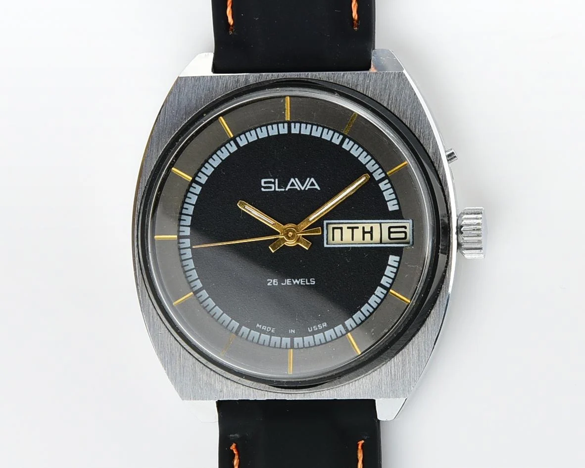 Slava Soviet mechanical vintage watch