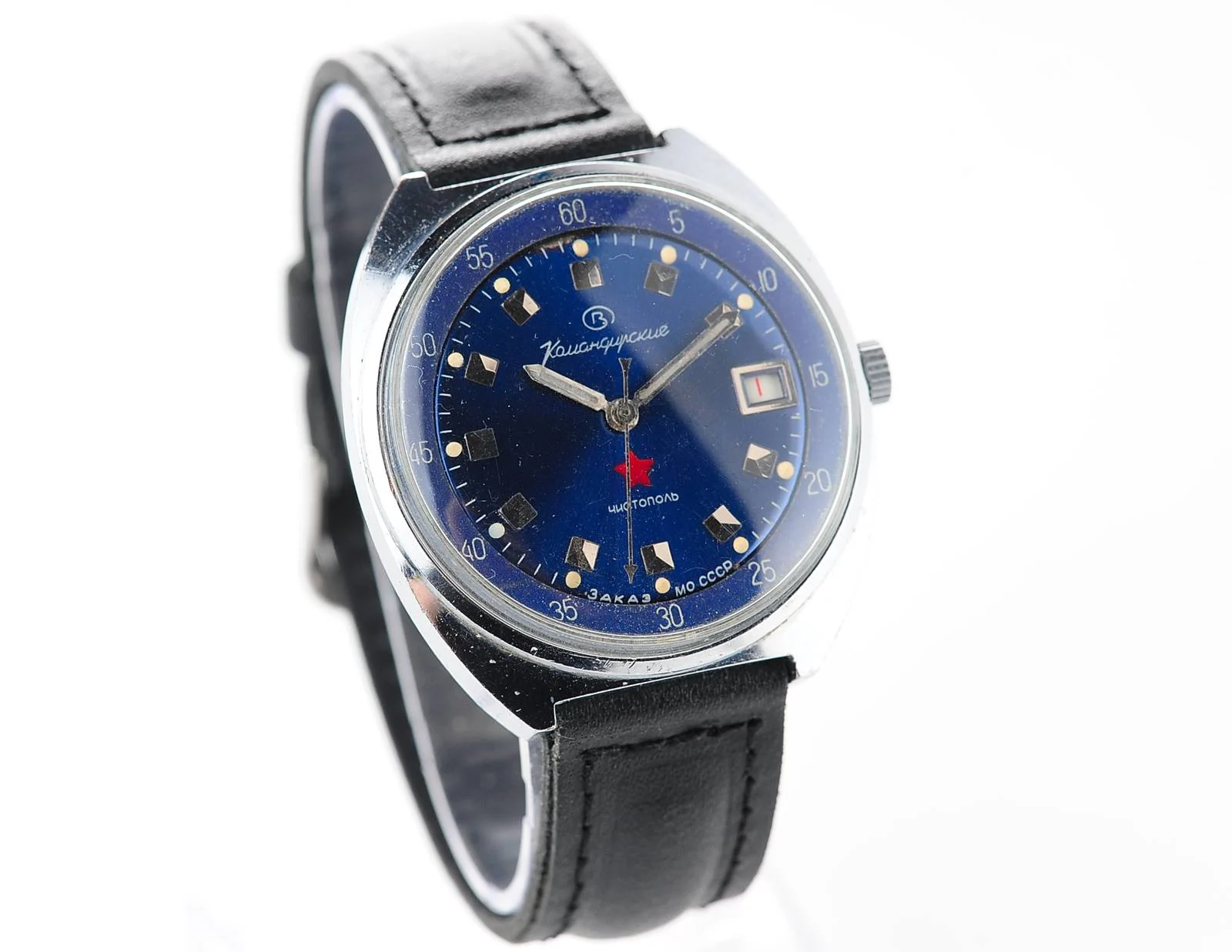 Soviet Vostok Komandirskie mechanical watch - Zakaz MO CCCP!