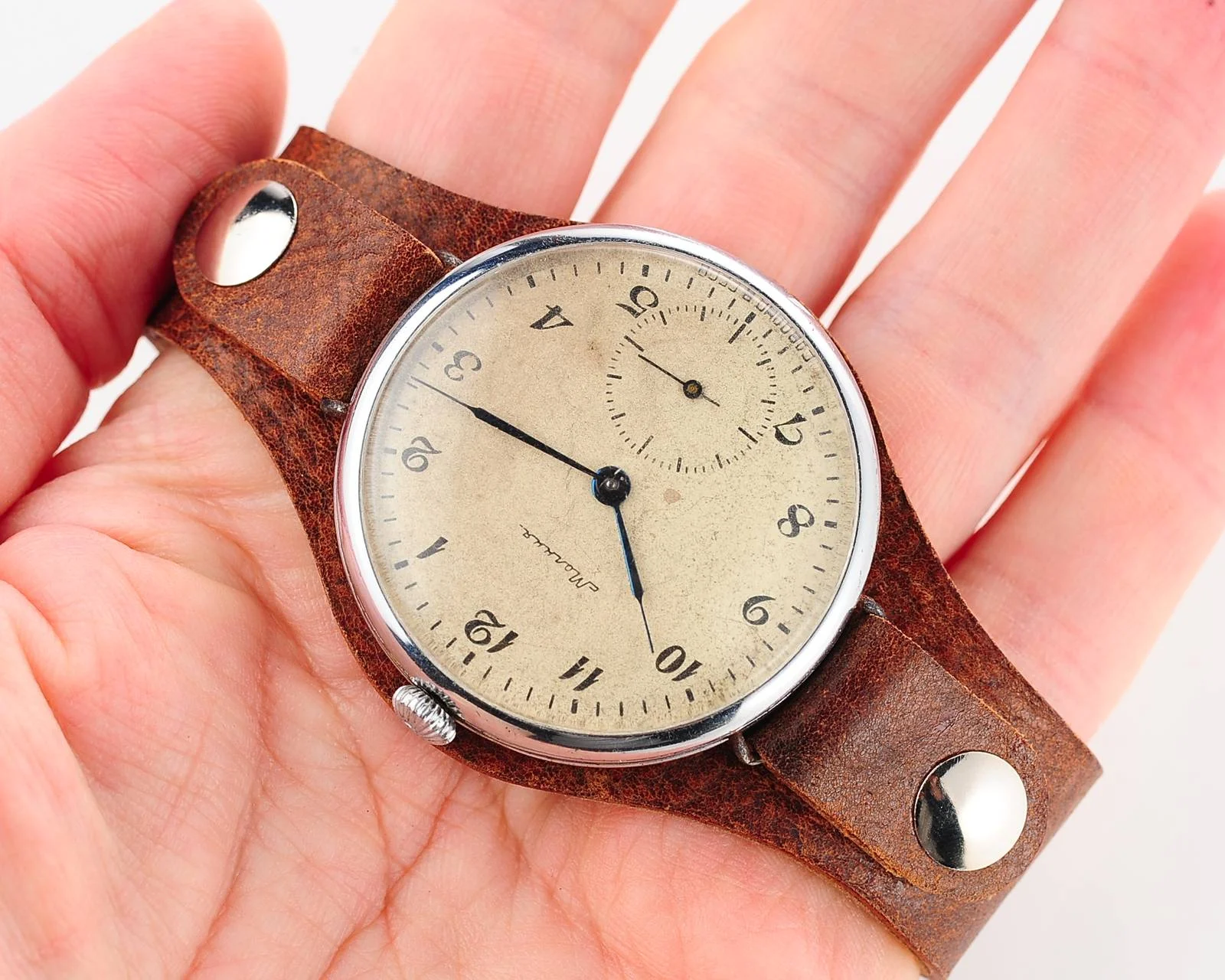 watch Molnija wrist watch 16mm 7820-0050
