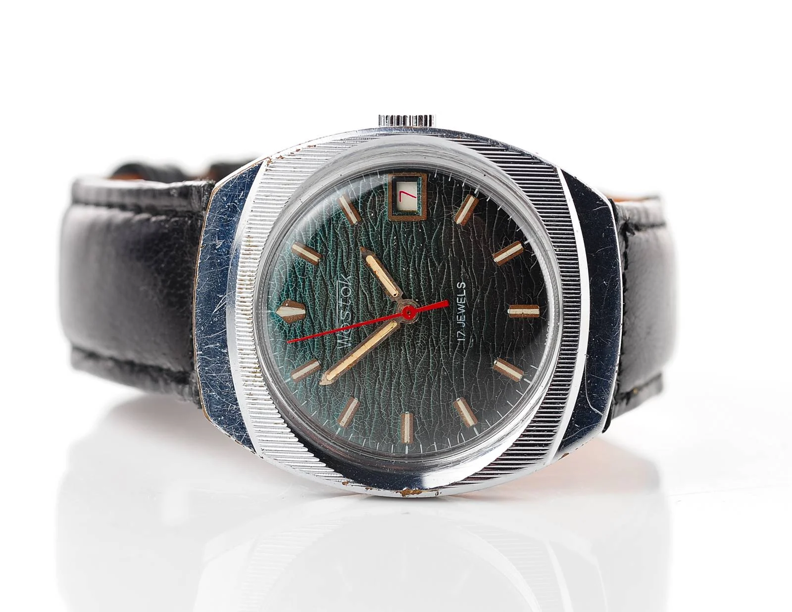 watch Vostok Wostok cool relief teal dial 7054-0008
