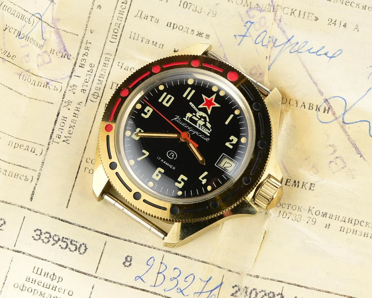 TIME CAPSULE: Vostok Komandirskie Tank mechanical watch – New Old Stock (NOS)!
