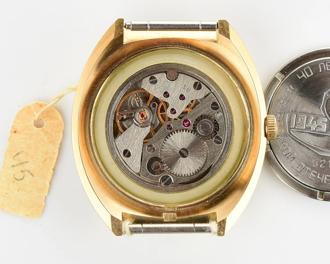 Soviet gold plated Vostok Komandirskie - commemorating World War II Zakaz MO CCCP!