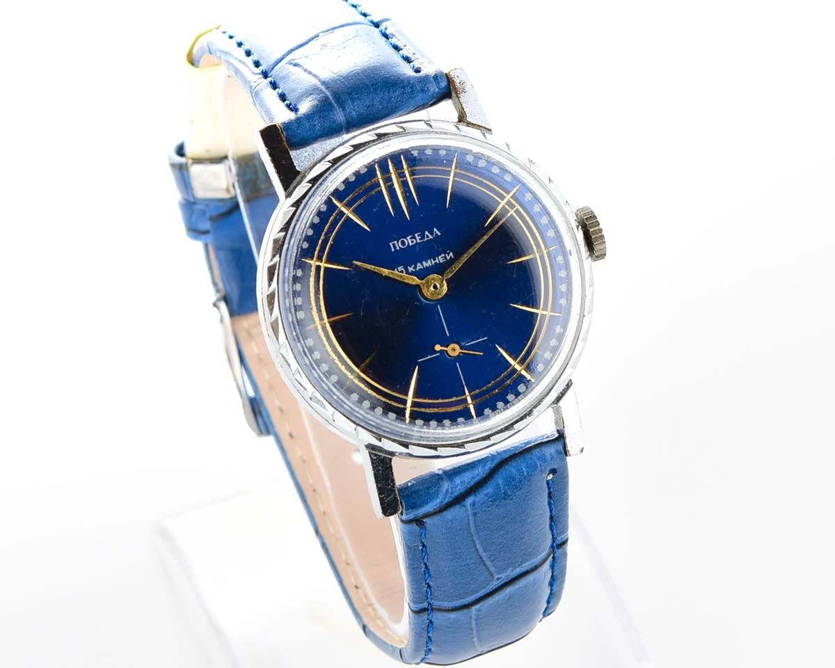 Pobeda Soviet mechanical wrist watch